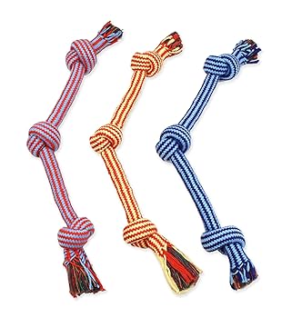 Mammoth Braidys 3 Knot Rope Tug - Medium 20" Dog Toy