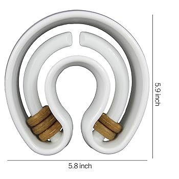 Starmark Treat Ringer Horseshoe Dog Toy - Durable Chew & Treat Dispenser
