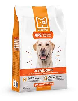 SquarePet VFS Active Joints Dog Food - Turkey, Green Lipped Mussels, Collagen - 2kg/4.4lb