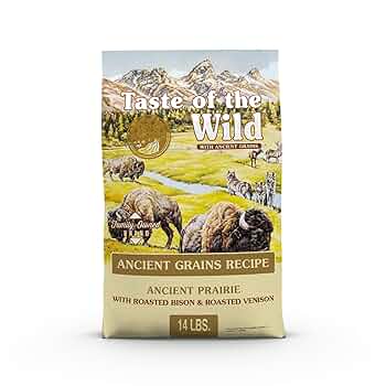 Taste of the Wild Ancient Prairie Dog Food - 14 lb Bag - Bison & Venison Recipe
