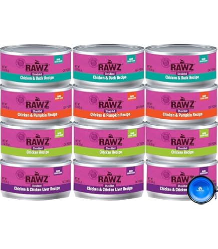RAWZ Shredded Chicken Cat Food - 5.5 oz Can - Natural, Grain-Free