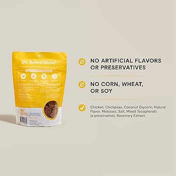 Open Farm Dehydrated Chicken Dog Treats - Grain Free, High Protein, 4.5 oz Pouch