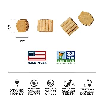 Project Hive Training Treats - Soft & Chewy Peanut Butter & Honey Dog Treats - 6oz