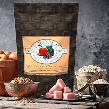 Fromm Four-Star Pork & Applesauce Recipe Dog Food - 12 lb Dry Food