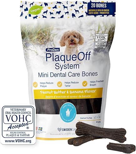 ProDen PlaqueOff System Mini Dental Care Bones - Vegetable Fusion - 12oz Dog Treats