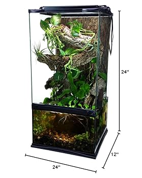 Zoo Med Paludarium 4 Gallon 12x12x24" Terrarium & Nano Aquarium Habitat