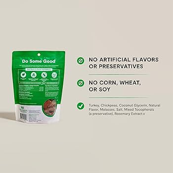 Open Farm Dehydrated Turkey Dog Treats - High Protein, Grain-Free, 4.5oz Pouch