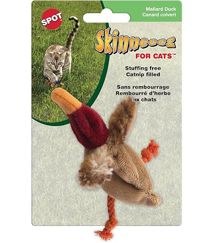Spot Love The Earth Parrot Catnip Cat Toy - Assorted Colors - Recycled Materials