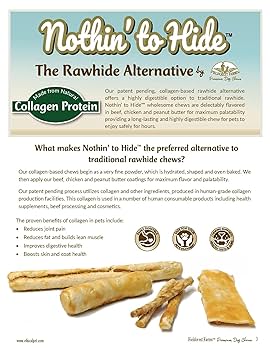 Fieldcrest Farms Nothin' to Hide Beef Rings & Bones Dog Treats - 12 Pack - Rawhide Alternative