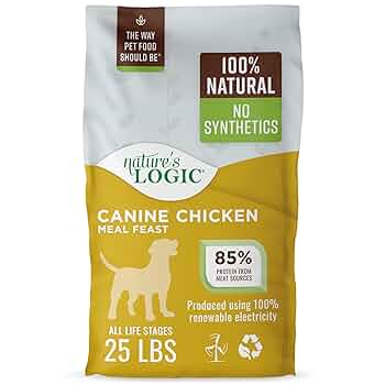 Nature's Logic Canine Chicken Meal Feast Dry Dog Food, 25 lb
