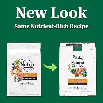 Nutro Natural Choice Adult Chicken & Brown Rice Dry Dog Food, 13 lb