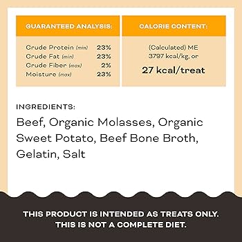 Primal FriendChips Matter Beef Jerky Dog Treats with Bone Broth, 4 oz