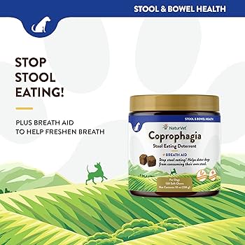 NaturVet Coprophagia Stool Eating Deterrent for Dogs, Plus Breath Aid - 130 Soft Chews
