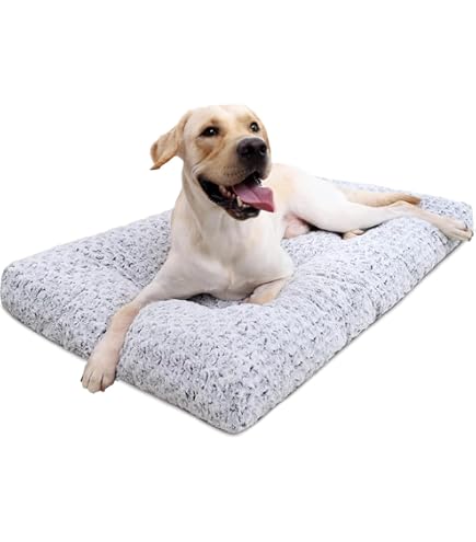 Aspen Pet Plush Suede Pillow Bed - 36 x 45 Inch, Comfortable Dog/Cat Bed