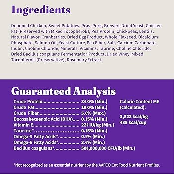 Halo Holistic Kitten Food, Cage-Free Chicken, Grain-Free, Digestive Health, 6 lb Bag