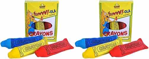 Yeowww! Catnip Crayons Cat Toy - 3 Pack - Organic Catnip Filled