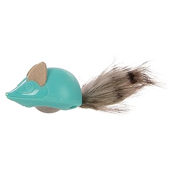 SmartyKat Instincts Sneaky Slider Rolling Marble Raccoon Cat Toy - Interactive Play