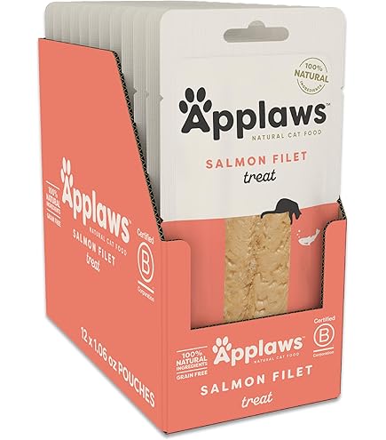 Applaws Cat Treats - Salmon Loin Fillet - 1.06 oz - Natural Single Ingredient