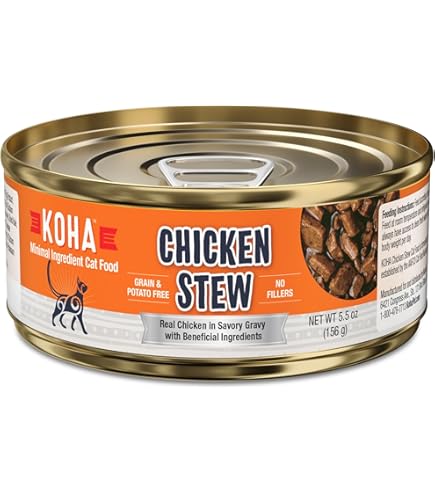 Koha Cat Food Turkey Stew - 5.5oz Can - Minimal Ingredient, High Protein