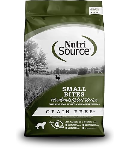 NutriSource Grain Free High Plains Small Bites Dry Dog Food - 15 lb Bag