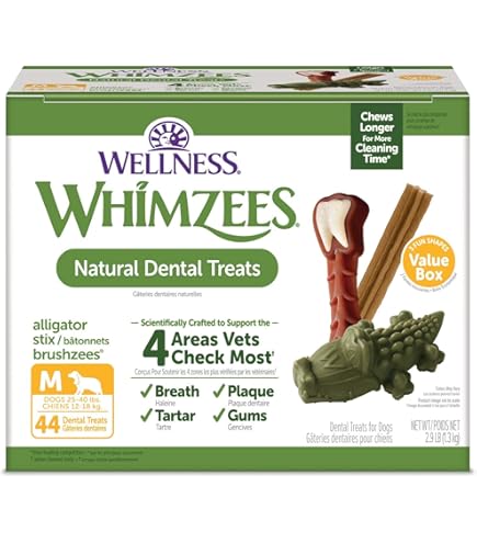 Whimzees Toothbrush Small Dog Treats - 150 Count Bulk Box - Dental Chews