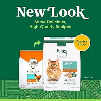 Nutro Wholesome Essentials Indoor Cat Food, Chicken & Brown Rice Recipe, 14 lb Bag