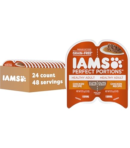 IAMS Perfect Portions Adult Salmon Pate Grain-Free Wet Cat Food, 2.6 oz