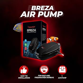 Aquatop Breza AP-100 Aquarium Air Pump with Flow Control - 50-100 Gallon Tanks