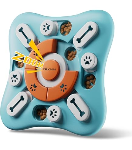 ZippyPaws SmartyPaws Puzzler Wagging Wheel Feeder Bowl Interactive Dog Toy