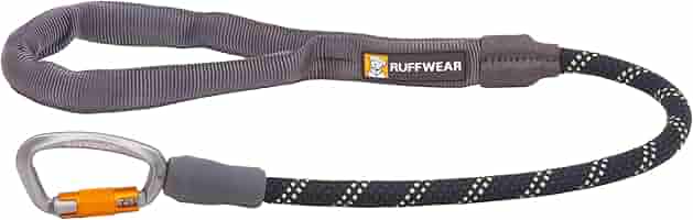 Ruffwear Knot-a-Long Dog Leash - Short Rope Lead, Obsidian Black, 30-inch
