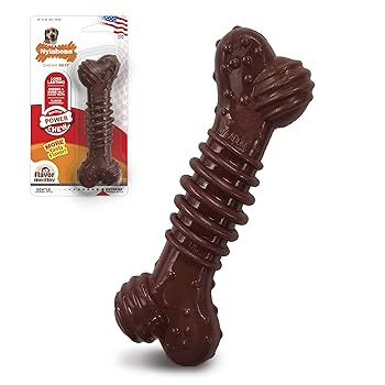 Nylabone Dura Chew Power Chew Textured Bone - Flavor Medley, Wolf Size - Dog Chew Toy