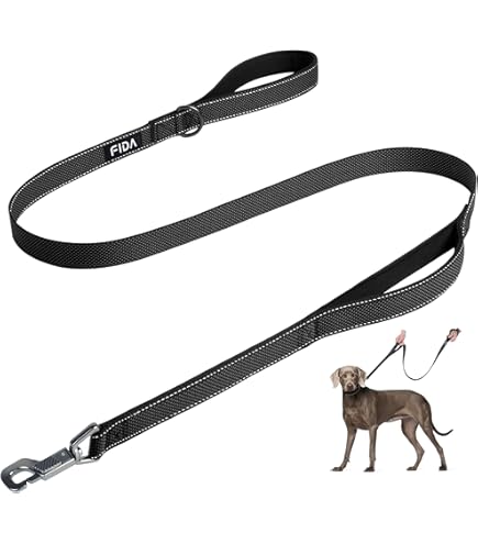 VirChewLy Indestructible Dog Leash, 5.6 ft, Small, Red