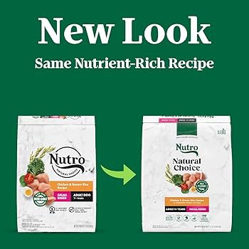 Nutro Natural Choice Small Breed Adult Chicken & Brown Rice Dry Dog Food, 13 lbs