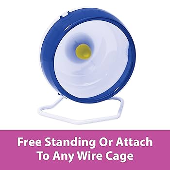 Kaytee Silent Spinner Wheel - Large, 10 Inch - Quiet Exercise Wheel for Hamsters, Gerbils, Sugar Gliders, or Small Animals (Colors Vary)