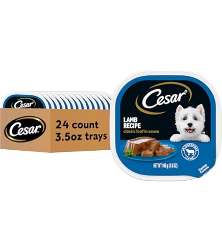 Cesar Filet Mignon Flavor Wet Dog Food, 3.5 oz - Filets in Gravy for Small Breeds