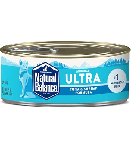 Natural Balance Ultra Premium Tuna & Shrimp Canned Cat Food, 5.5 oz (Single Can or Case of 24)