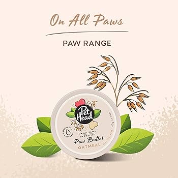 Pet Head On All Paws Hydrating Paw Butter for Dogs - Oatmeal & Coconut Oil, 1.4 oz