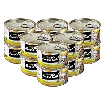 Fussie Cat Premium Tuna & Anchovies Wet Cat Food - 5.5oz Can - Grain-Free