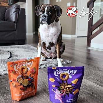 Fromm Crunchy O's Pot Roast Punchers Dog Treats - 6 oz Multigrain, Beef Recipe
