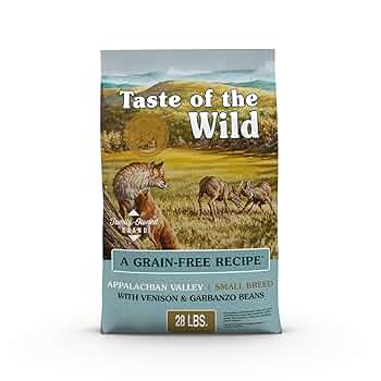 Taste of the Wild Appalachian Valley Small Breed - Venison & Garbanzo Bean Recipe - Grain-Free Dry Dog Food - 28 lb Bag
