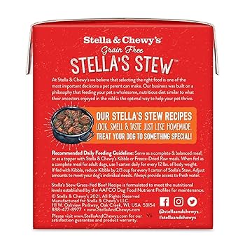 Stella & Chewy's Stella's Stew Grass Fed Beef Recipe Wet Dog Food, 11 oz
