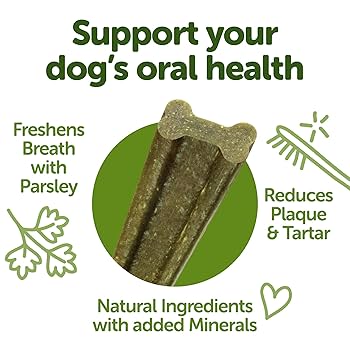 WHIMZEES Freshzees Dog Dental Treats, Small Breed, Natural Chews, 28 Count