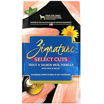 Zignature Select Cuts Trout & Salmon Formula Dry Dog Food - 4lb Bag