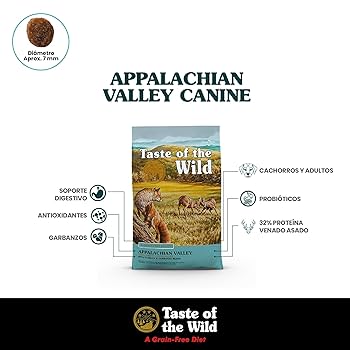 Taste of the Wild Appalachian Valley Small Breed Grain-Free Dry Dog Food, Venison, 5 lb Bag