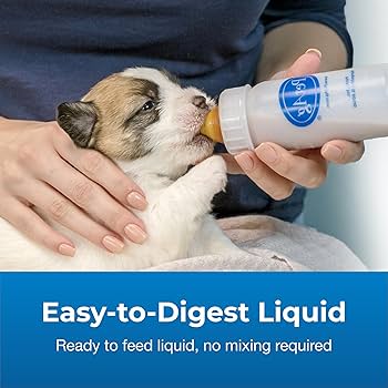 PetLac Puppy Milk Replacement Liquid, 32 oz - Ready to Feed Formula for Newborn to 6-Week Old Puppies