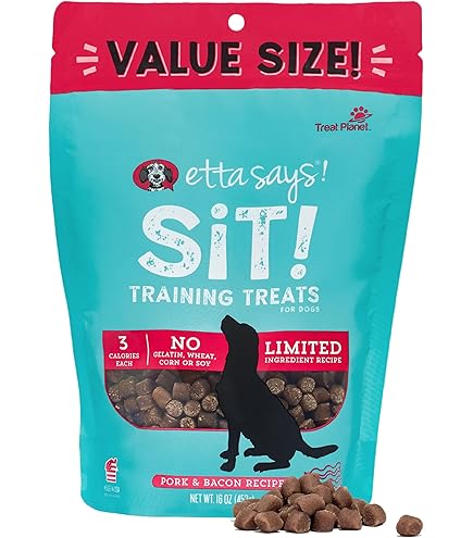 Etta Says Sit! Training Treats Bacon Recipe 6oz