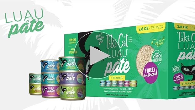 Tiki Cat Luau Pate Chicken & Egg Recipe in Broth Wet Cat Food, 2.8 oz Can (Single)