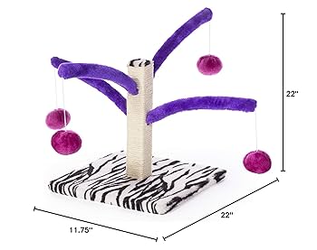 Prevue Pet Products Kitty Power Bounce 'n Spring Cat Scratcher Post Toy