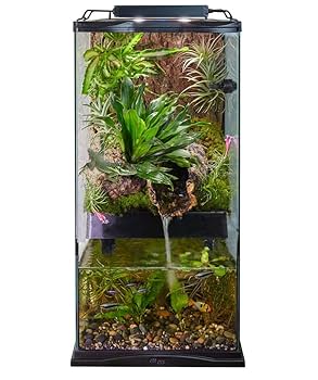 Zoo Med Paludarium 18x18x36" 10 gal Terrarium with Nano Aquarium Habitat SD-3