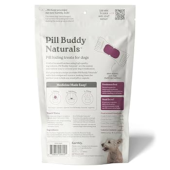 Presidio Pill Buddy Naturals Grilled Duck Dog Treats - Pill Hiding, Capsule & Tablet Hider, 5.29 oz / 150g